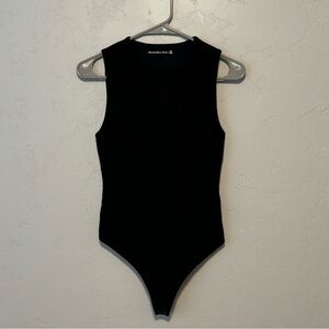 A&F Black Sleeveless Bodysuit